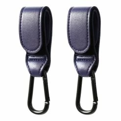 Brand new 🎁 Mon Ster Blue Leather Clip Organizer For Wheelchairs, Walkers, & Rollators (Set Of 2) 😍