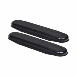 Discount ⌛ Mon Ster 10-1/2" Desk Length Black Plastic Armrests For Wheelchairs (Set Of 2) 💯