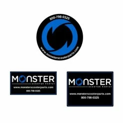 Flash Sale 😀 Mon Ster Monster Scooter Parts Sticker ❤️