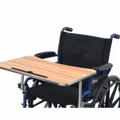 New ❤️ Mon Ster Wood Veneer Tray Table For Wheelchairs 👏