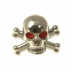 New 👏 Mon Ster Skull & Bones Valve Stem Cap ✨