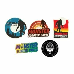 Cheapest 😉 Monster Scooter Parts Sasquatch Sticker 🛒